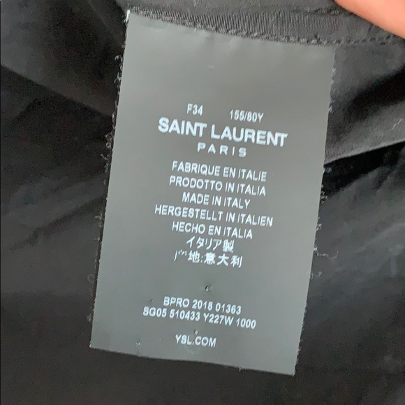 Saint Laurent Women’s Black Button Down Shirt - Picture 5 of 7